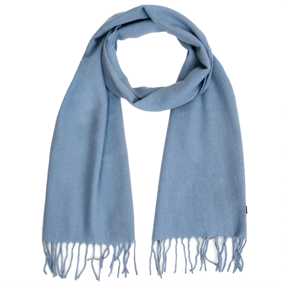 100% Pure Cashmere Knit Scarf for Unisex Women and Men Winter Luxurious Ultra Lightweight Soft Warm Fringed Edges