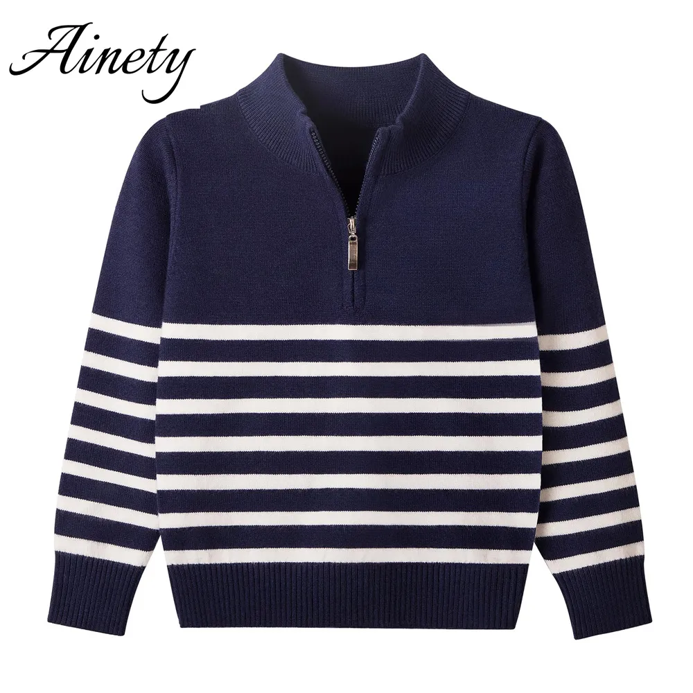 Customizable Kids Clothes Chunky Pullover Sweater Long Sleeve Apparel Fashion Clothes