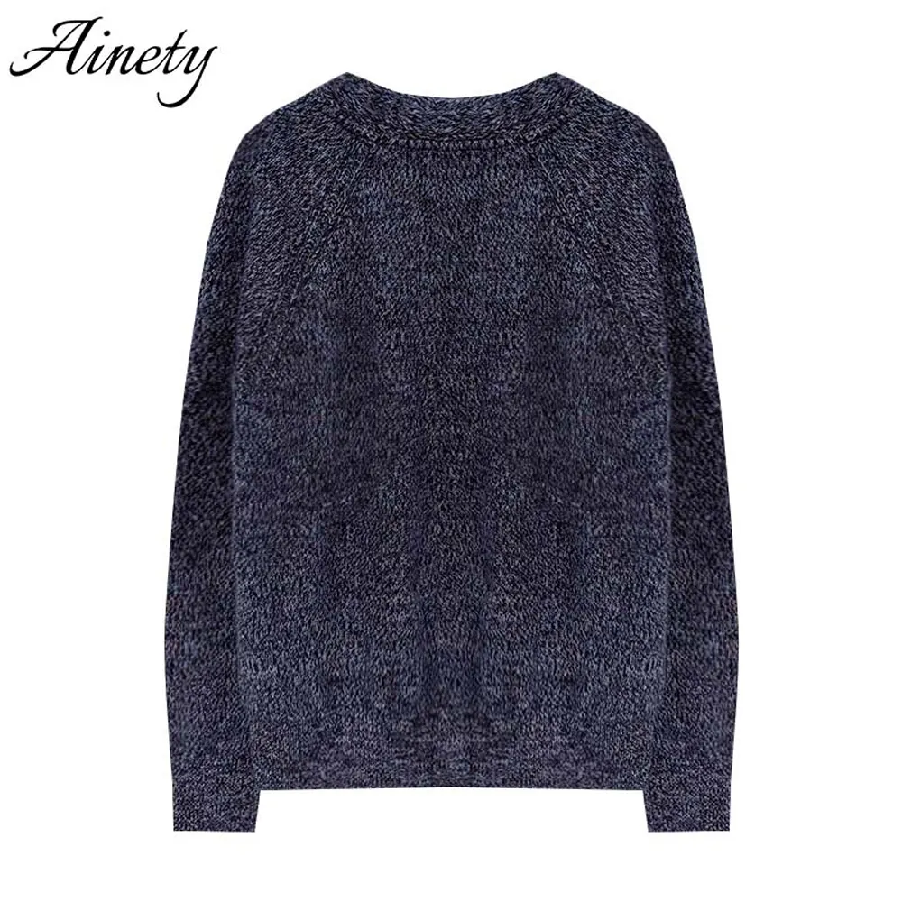 Premium Knitwear Men 100% Cashmere Sweater Crew Neck Casual Pullover Knitting Sweater