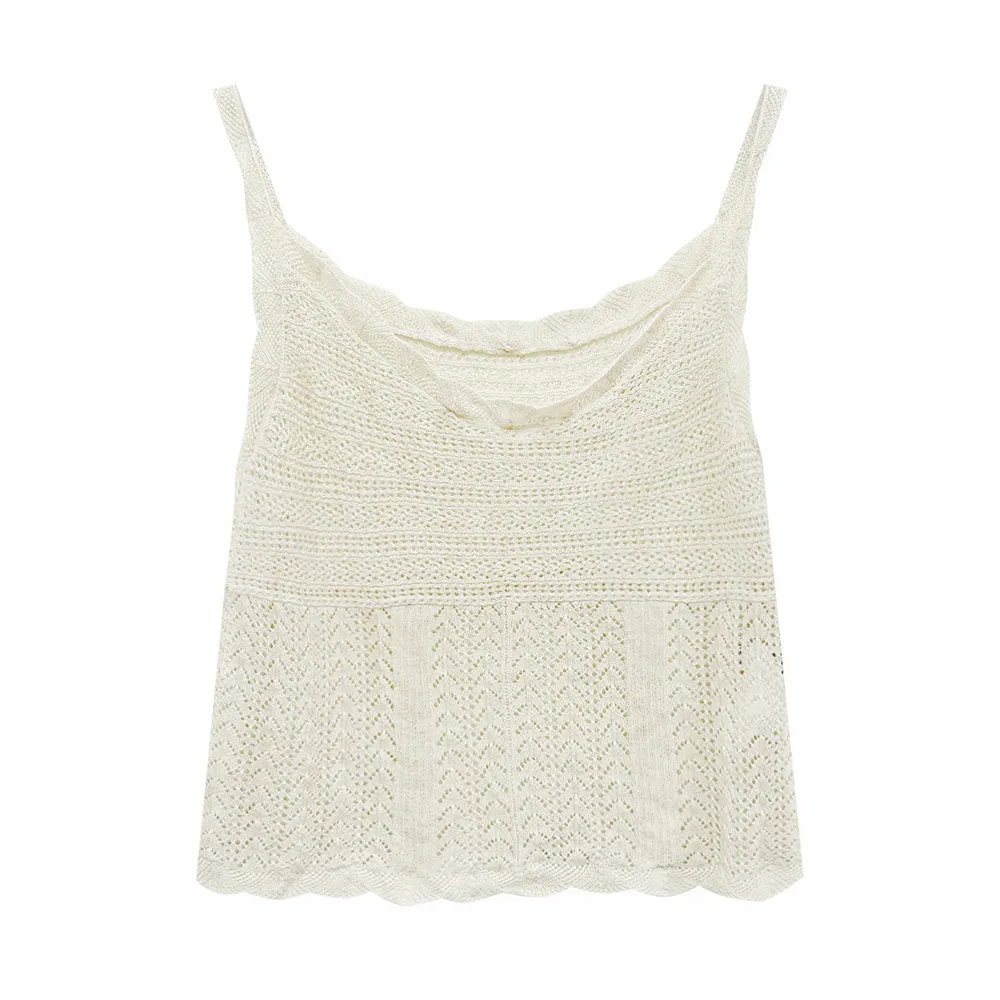 Women’s 6% Wool Knitted Sweater Cowl Neck Sleeveless Tank Top
