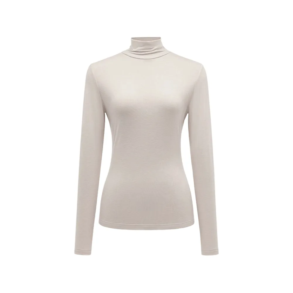 Women's Basic Turtleneck Pure Cashmere Sweater Slim Fit Knitwear
